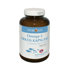 Tran Omega 3 Arktis (NORSAN) 120 kaps.